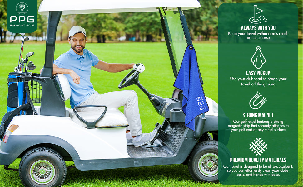 Swing Into Success: The Magnetic Golf Towel Advantage with PPGproshop.com