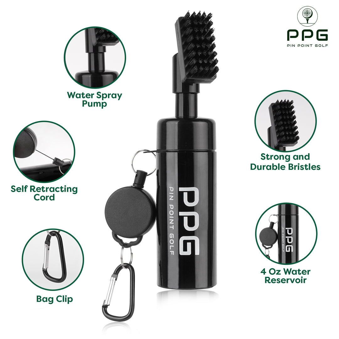Spray Bottle Club Cleaning Brush