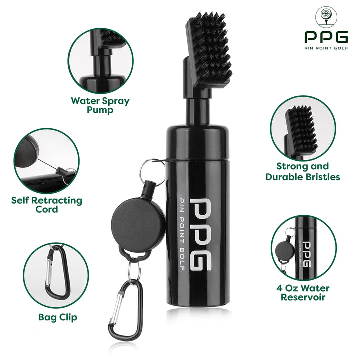 Spray Bottle Club Cleaning Brush