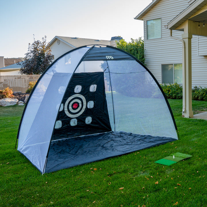 Full Swing Golf Driving Net with Nine Shot Shape Targets
