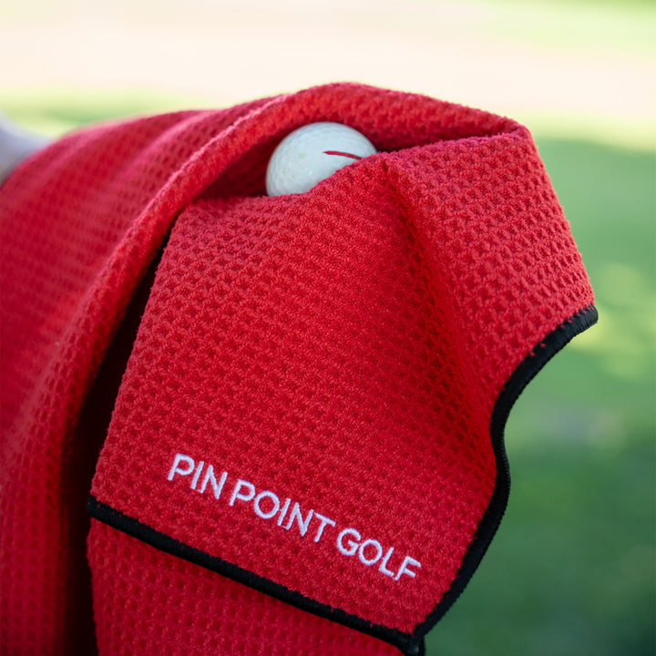 Magnetic Golf Towel Red